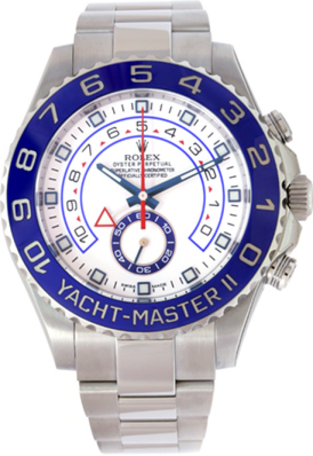 Rolex 116680 Steel on Oyster, Blue Ceramic, 12 Hour Display Bezel White
